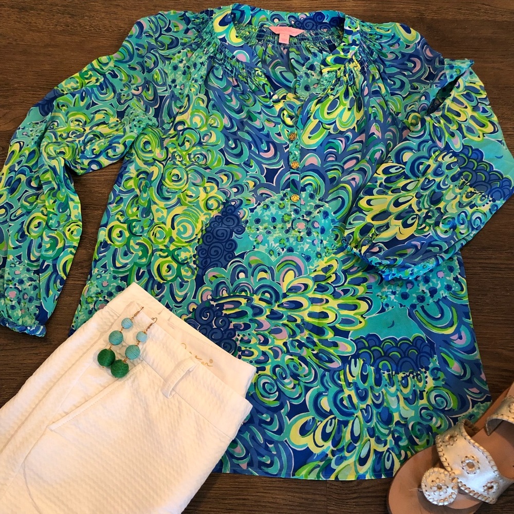 Lilly Pulitzer Elsa top (S) // bonus gift!